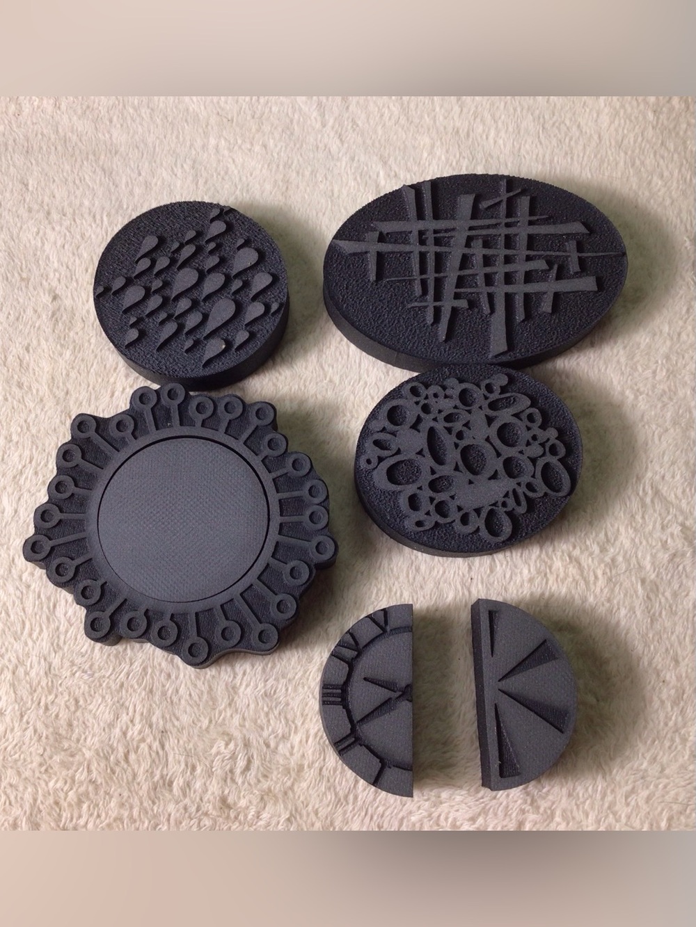 Foam stamps